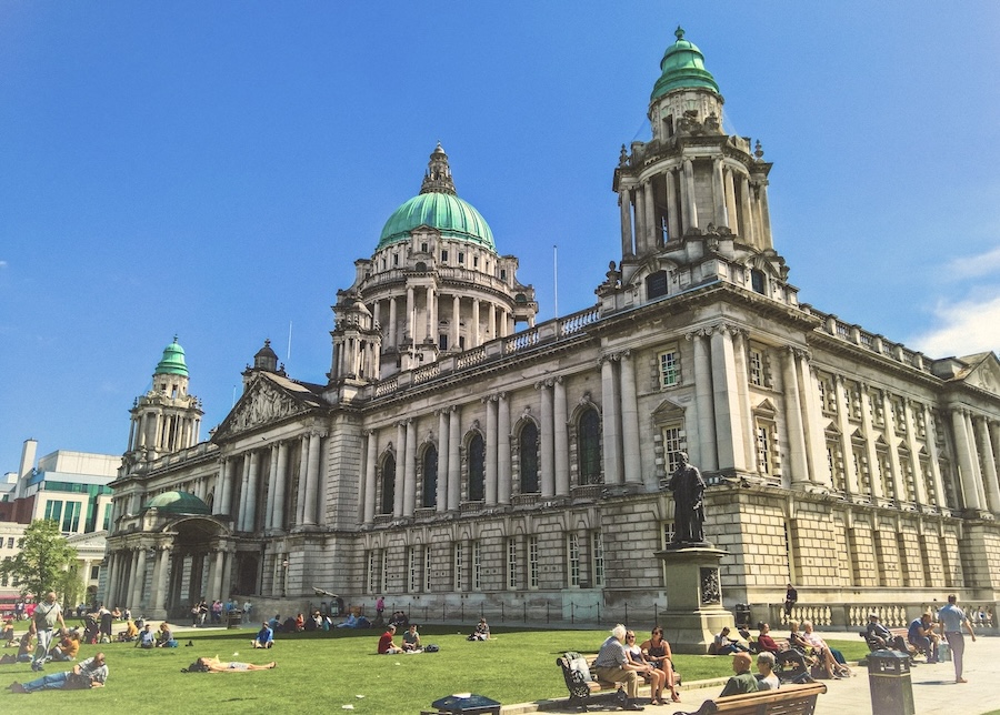 Belfast City Hall in the city centre